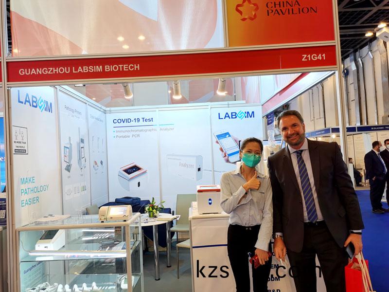 【展(zhan)會迴(hui)顧】藍(lan)勃(bo)生(sheng)物(wu)精綵(cai)亮相(xiang)2022 MEDLAB Middle East